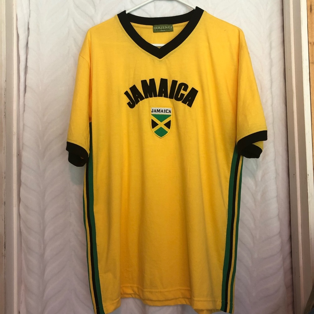 Jamaica Soccer V-Neck XL